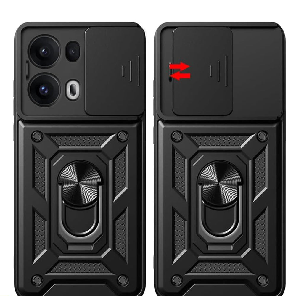 Θήκη για Oppo Reno13 Pro, Techsuit, CamShield, Μαύρο