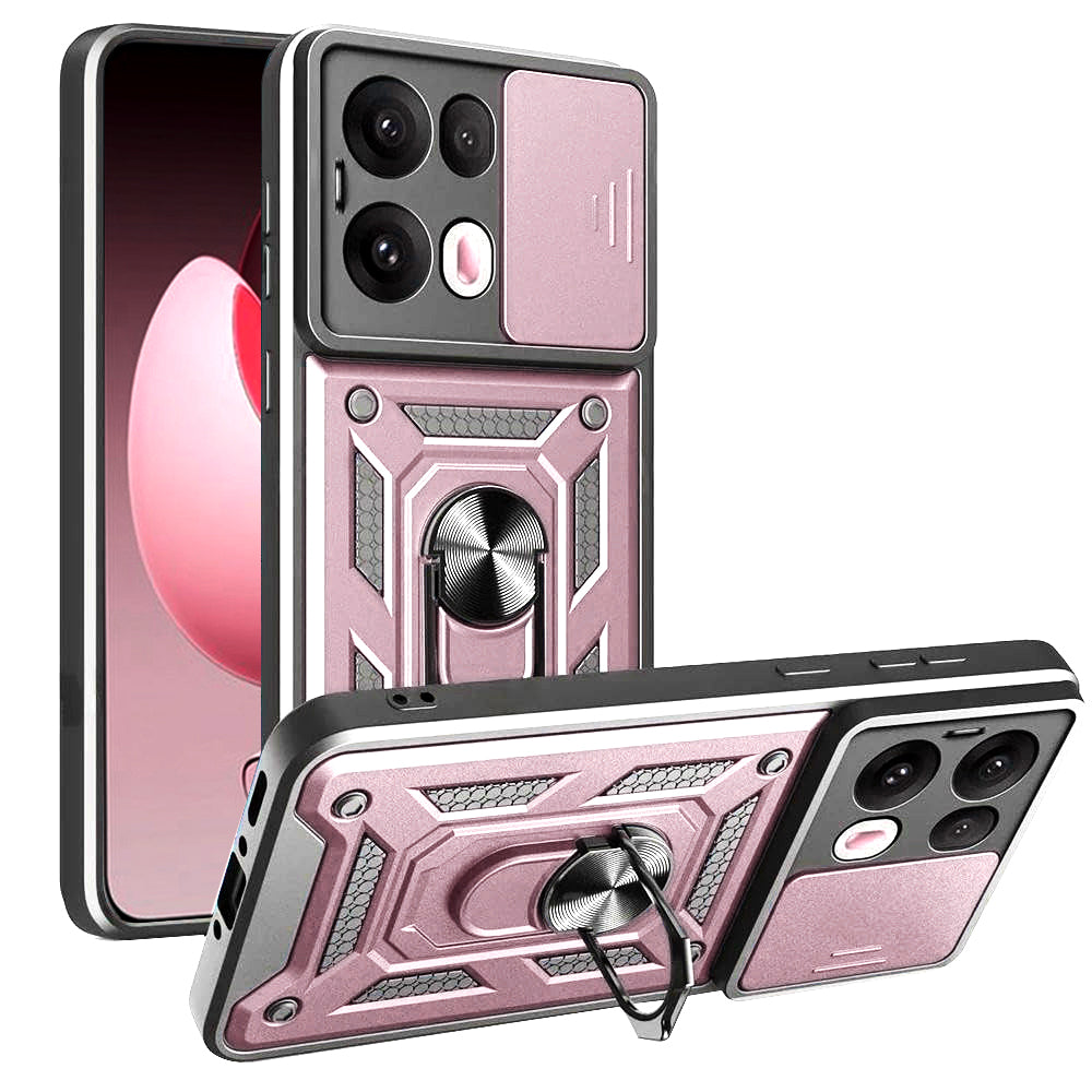 Θήκη για Oppo Reno13 Pro, Techsuit, CamShield, Ροζ