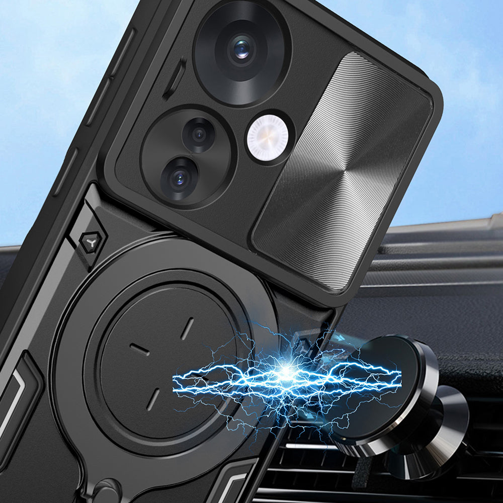Θήκη για Oppo Reno13, Techsuit, CamGuard Pro, Κόκκινο