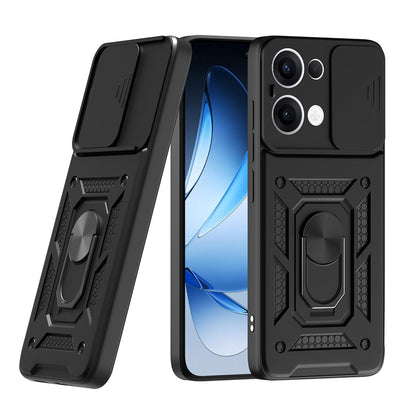 Θήκη για Oppo Reno13, Techsuit, CamShield, Μαύρο