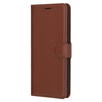 Θήκη για Oppo Reno13, Techsuit, Leather Folio, Καφέ
