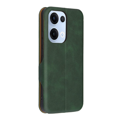 Θήκη για Oppo Reno13, Techsuit, Safe Wallet Plus, Πράσινο