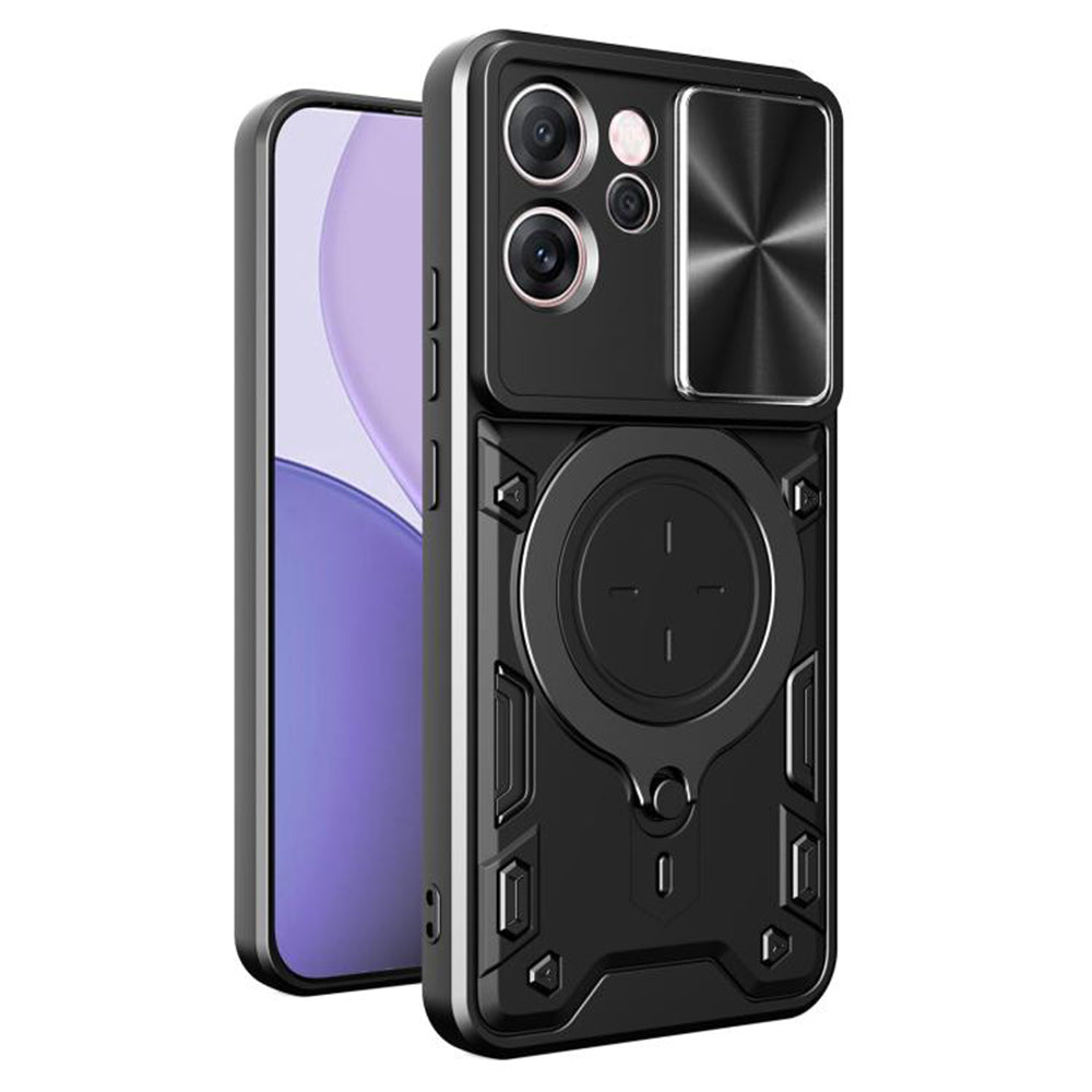 Θήκη για Oppo Reno14 FS 5G / Reno14 F, Techsuit, CamGuard Pro, Μαύρο