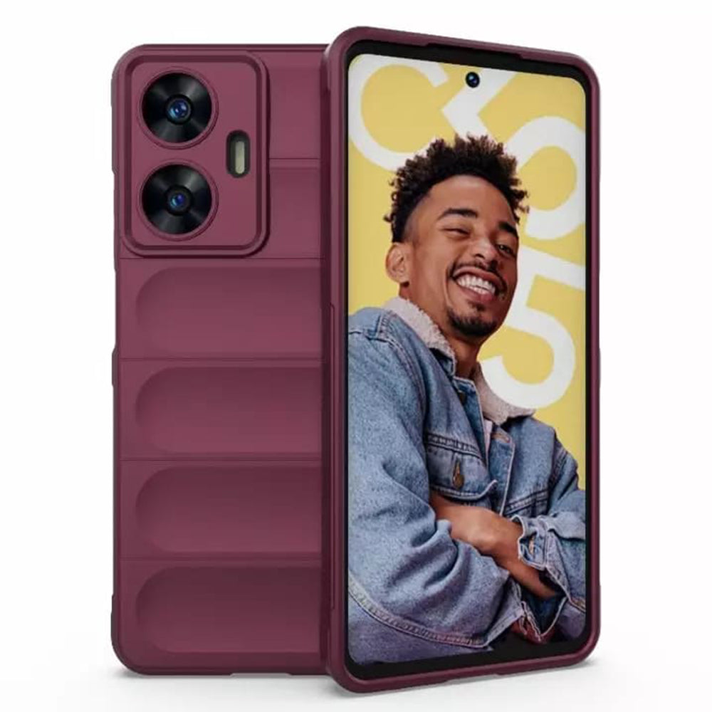 Θήκη για Oppo Reno14 FS 5G / Reno14 F, Techsuit, Magic Shield, Βυσσινί
