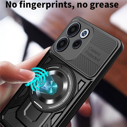 Θήκη για Oppo Reno15 FS / Reno15 F, Techsuit, RuggedCam, Γκρι