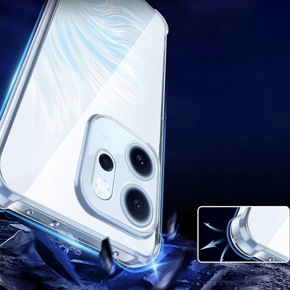 Θήκη για Oppo Reno15 FS / Reno15 F, Techsuit, Shockproof Clear, Διαφανής