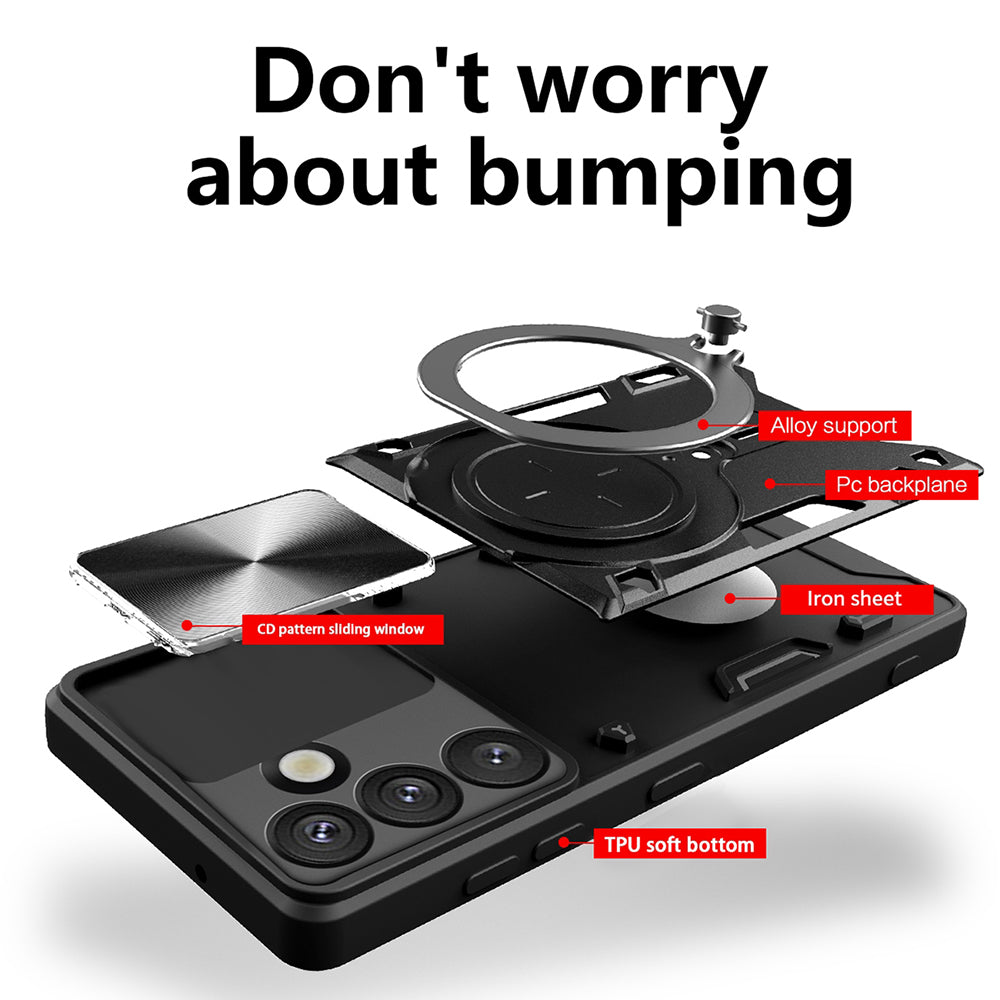 Θήκη για Oppo Reno15 Pro, Techsuit, CamGuard Pro, Μαύρη