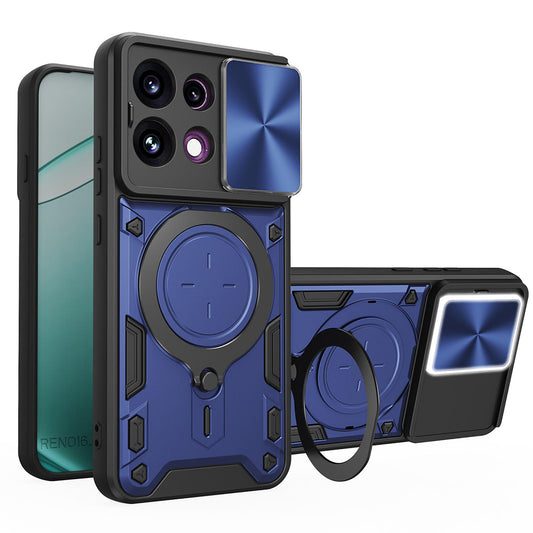 Θήκη για Oppo Reno16 F / Reno16 FS, Techsuit, CamGuard Pro, Μπλε