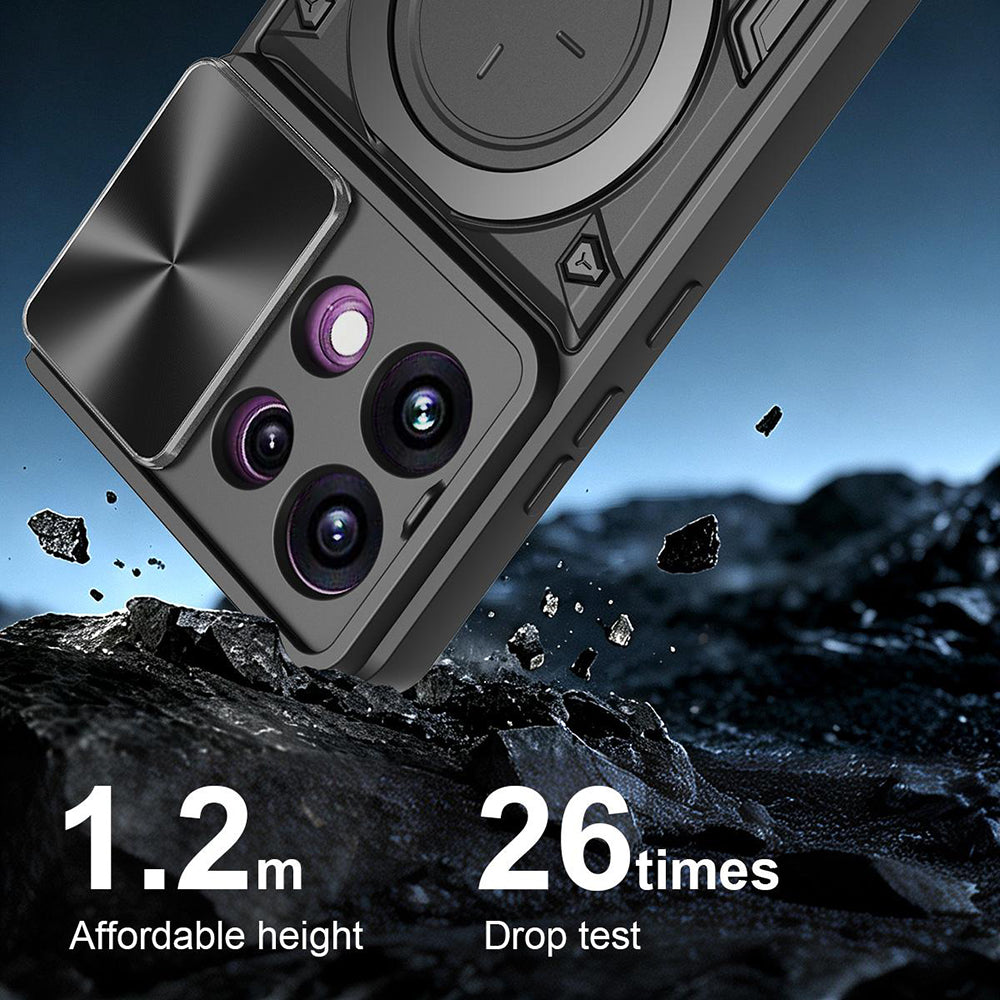 Θήκη για Oppo Reno16 F / Reno16 FS, Techsuit, CamGuard Pro, Μαύρο