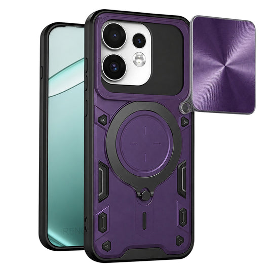 Θήκη για Oppo Reno16 / Reno16 Pro, Techsuit, CamGuard Pro, Μωβ