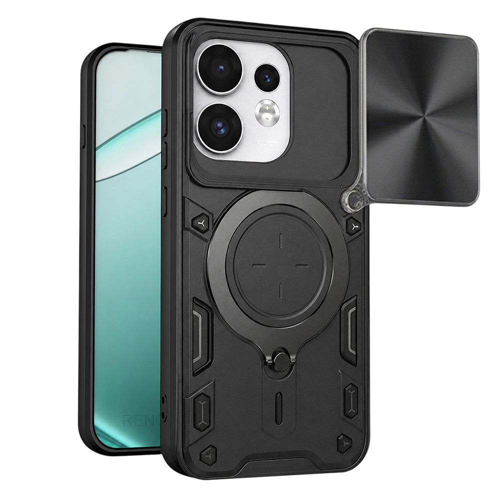 Θήκη για Oppo Reno16 / Reno16 Pro, Techsuit, CamGuard Pro, Μαύρο