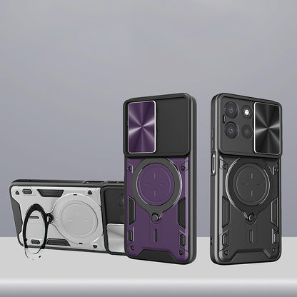 Θήκη για Oppo Reno16 / Reno16 Pro, Techsuit, CamGuard Pro, Κόκκινο