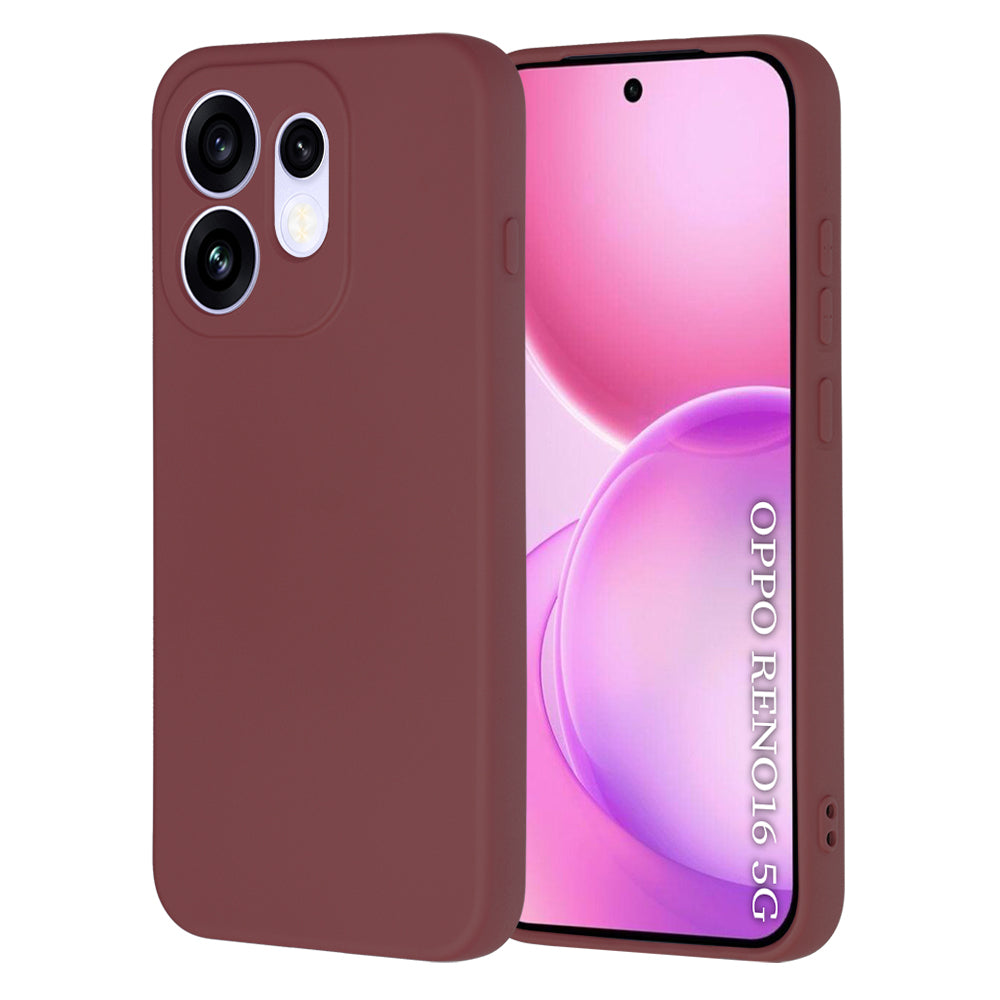 Θήκη για Oppo Reno16, Techsuit, SoftFlex, Βυσσινί
