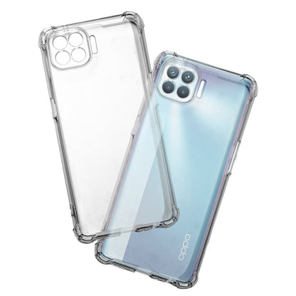 Θήκη για Oppo Reno4 Lite, Techsuit, Ανθεκτική σε Κρούσεις Διαφανής, Διάφανη