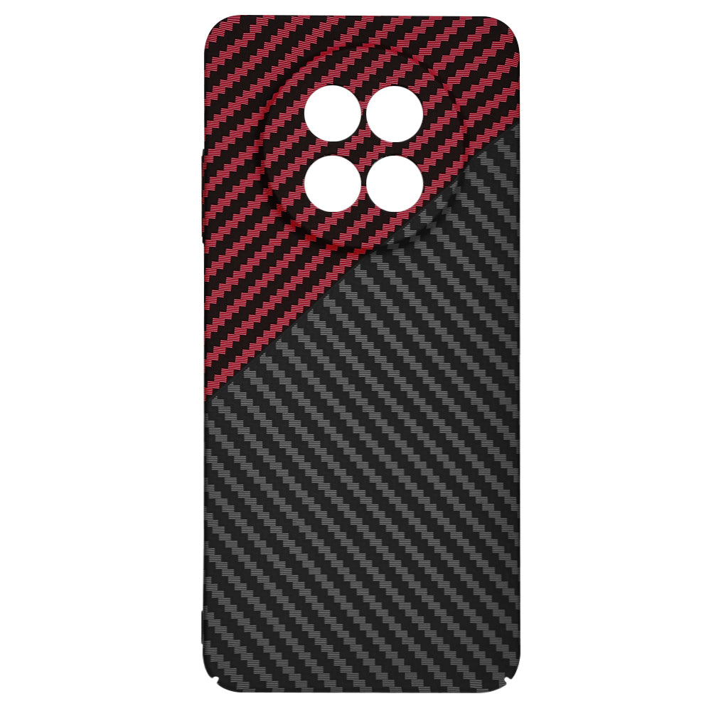 Θήκη για Realme 12x / 12, Techsuit, Carbonite FiberShell, Μαύρο Κόκκινο
