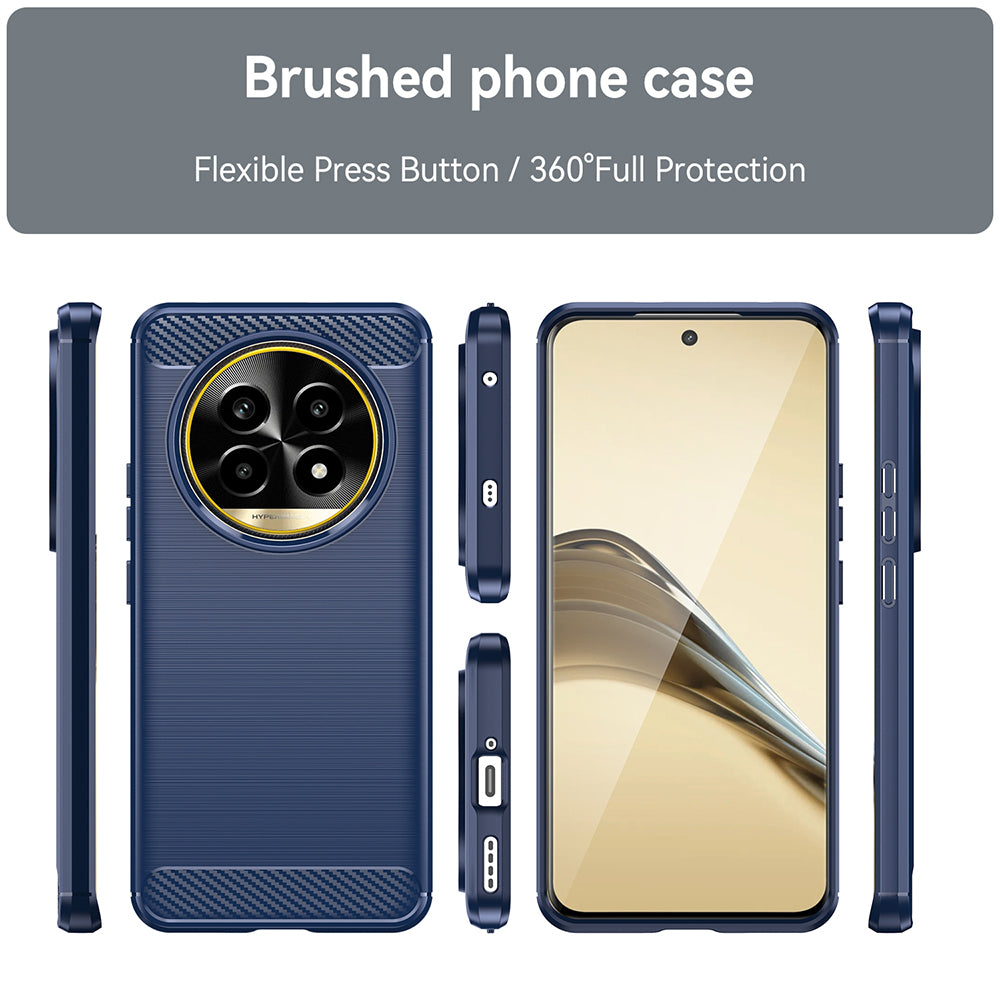 Θήκη για Realme 13 Pro / 13 Pro+, Techsuit, Carbon, Μπλε