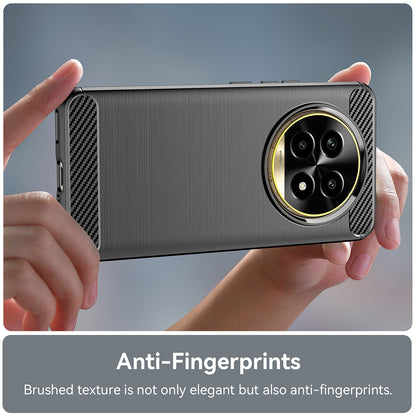 Θήκη για Realme 13 Pro / 13 Pro+, Techsuit, Άνθρακας, Μαύρο