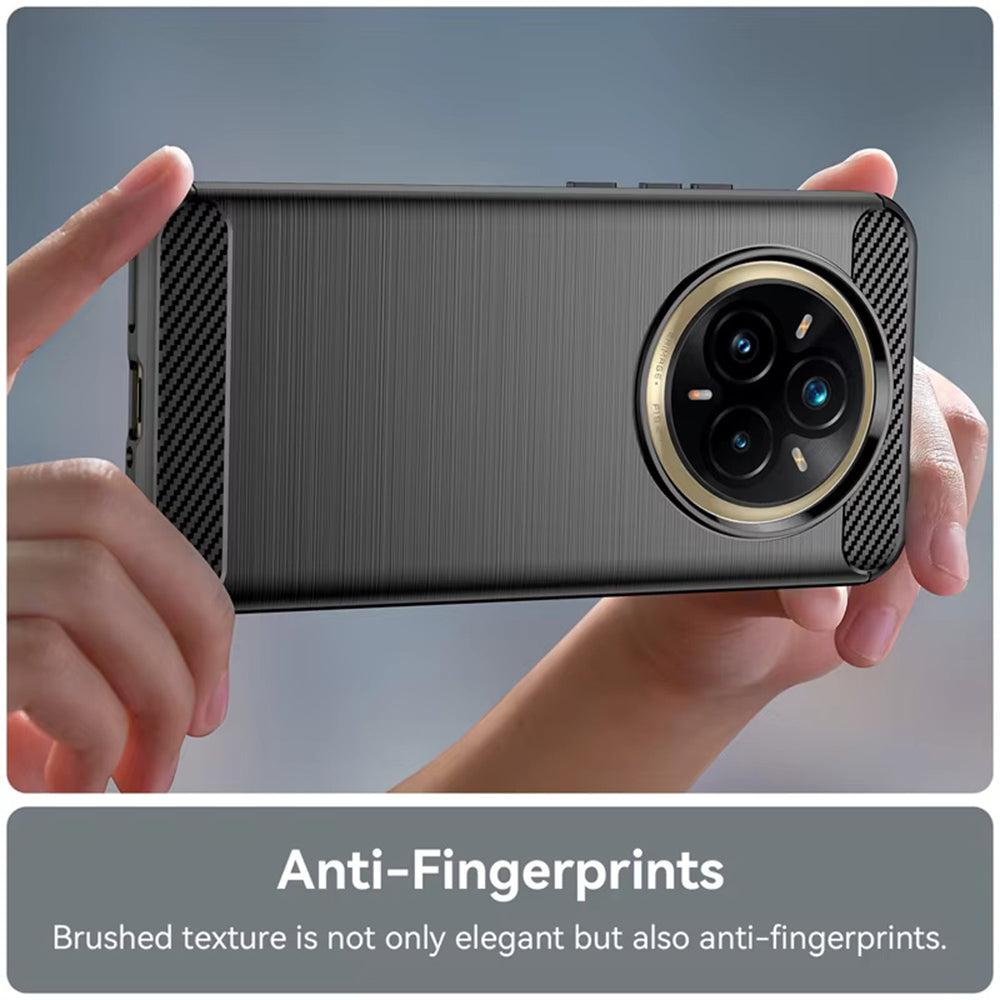 Θήκη για Realme 14 Pro+, Techsuit, Carbon, Μαύρο