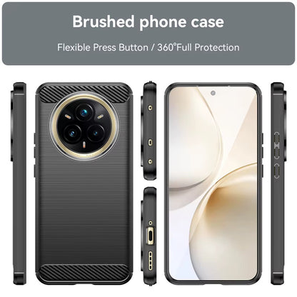 Θήκη για Realme 14 Pro+, Techsuit, Carbon, Μαύρο
