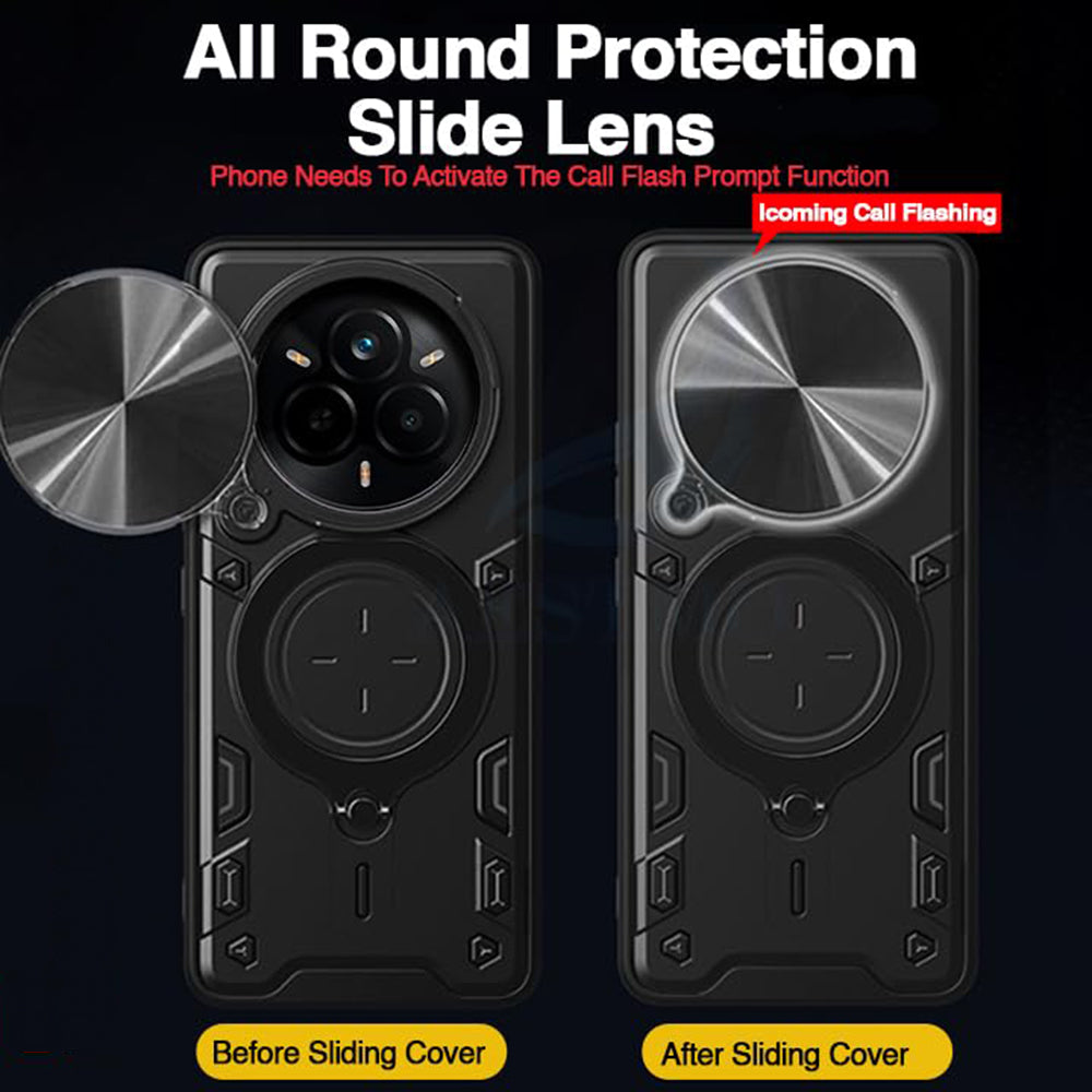 Θήκη για Realme 14 Pro, Techsuit, CamGuard Pro, Μαύρη