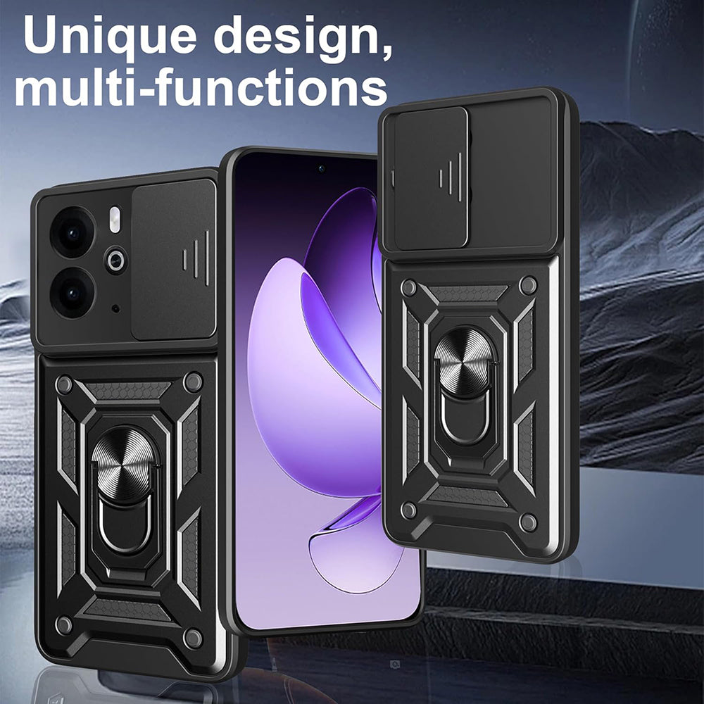 Θήκη για Realme 14T / 14, Techsuit, CamShield, Μαύρο