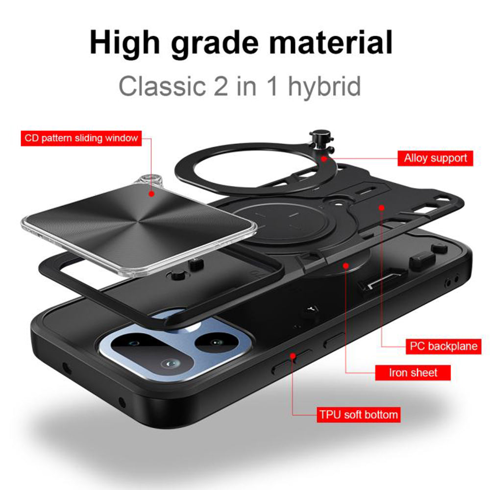 Θήκη για Realme 16 Pro+, Techsuit, CamGuard Pro, Μαύρο