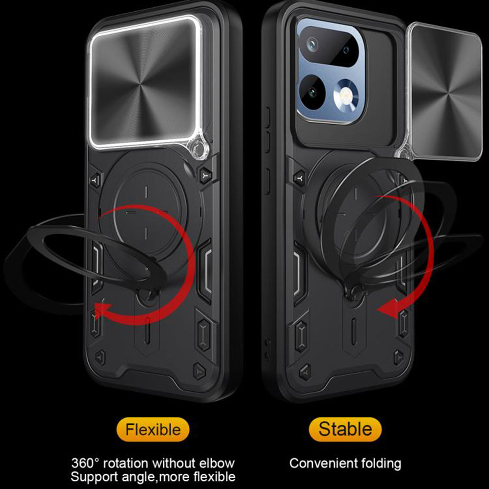 Θήκη για Realme 16 Pro+, Techsuit, CamGuard Pro, Μαύρο