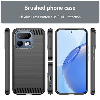 Case for Realme 16 Pro, Techsuit, Carbon, Black