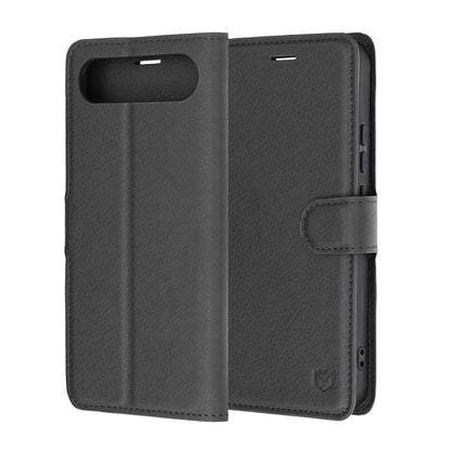 Θήκη για Realme 16, Techsuit, Leather Folio, Μαύρη