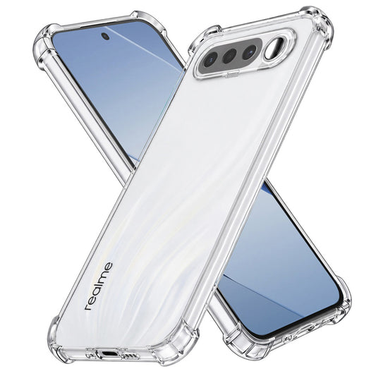 Θήκη για Realme 16, Techsuit, Ανθεκτική σε Κρούσεις Διαφανής, Διάφανη