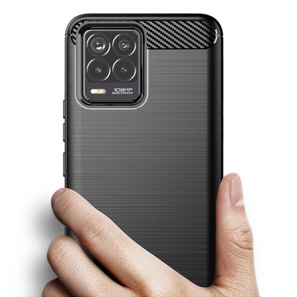 Θήκη για Realme 8 Pro / 8, Techsuit, Άνθρακας, Μαύρο
