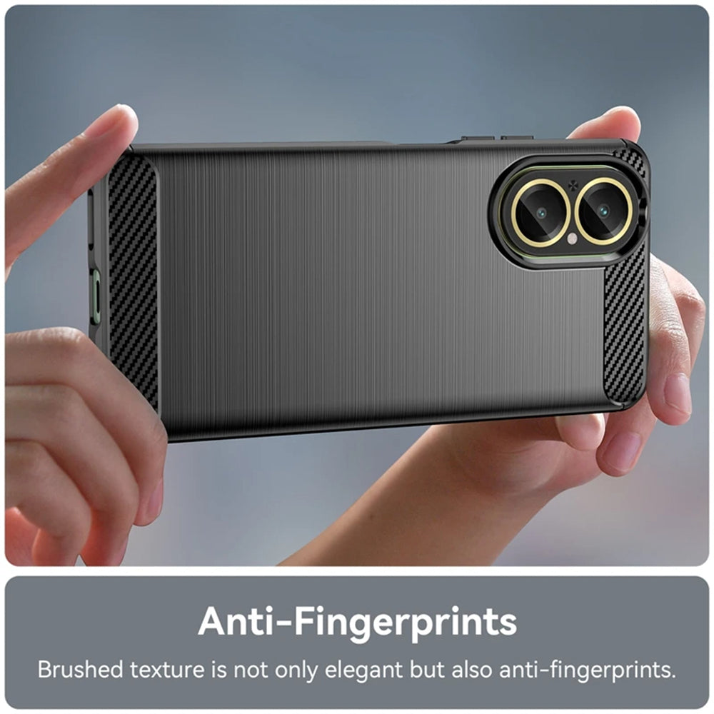 Case for Realme C67 4G, Techsuit, Carbon, Black