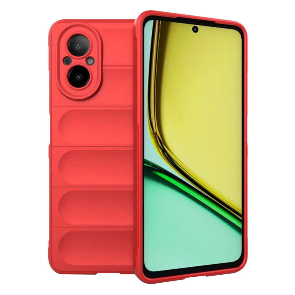 Θήκη για Realme C67 4G, Techsuit, Magic Shield, Κόκκινο