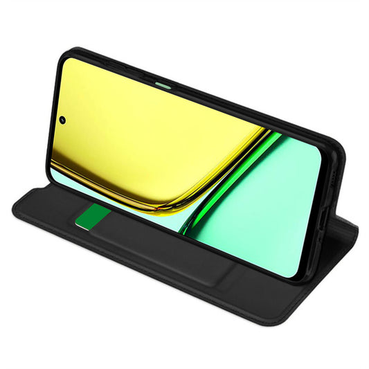 Θήκη για Realme C67 4G, Techsuit, Magskin Book, Μαύρη
