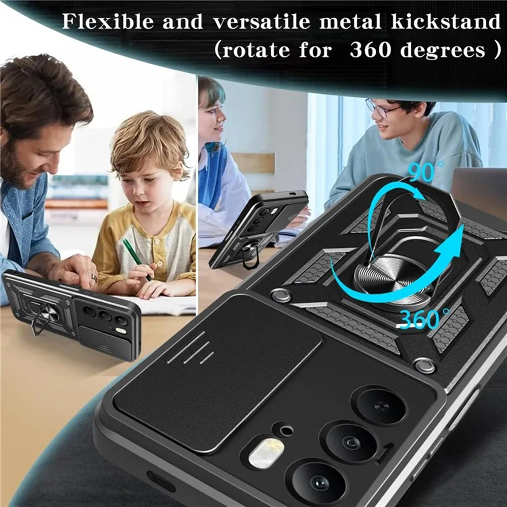 Θήκη για Realme C75 5G / 14x, Techsuit, CamShield, Μαύρη