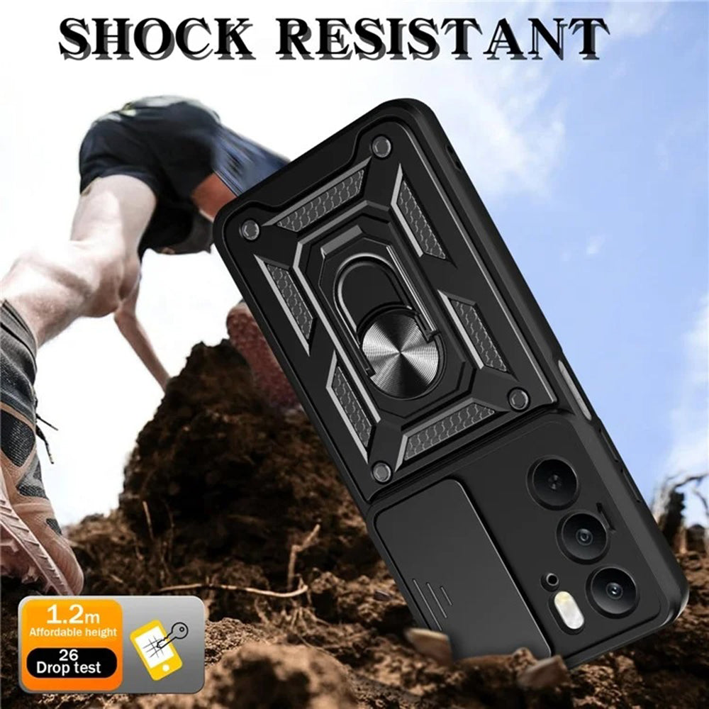 Θήκη για Realme C75 5G / 14x, Techsuit, CamShield, Μαύρη