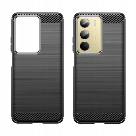 Θήκη για Realme C75 5G / 14x, Techsuit, Carbon, Μαύρο