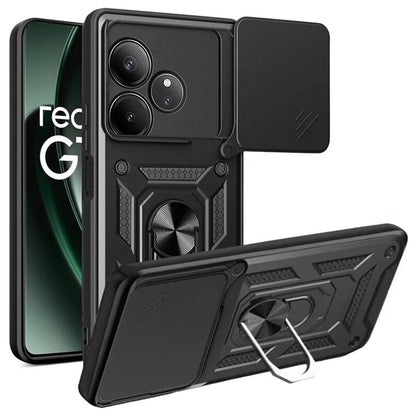Θήκη για Realme GT 6T / GT 6, Techsuit, CamShield, Μαύρη