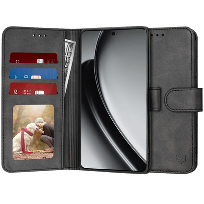 Θήκη για Realme GT 6T / GT 6, Techsuit, Diary Book, Μαύρη