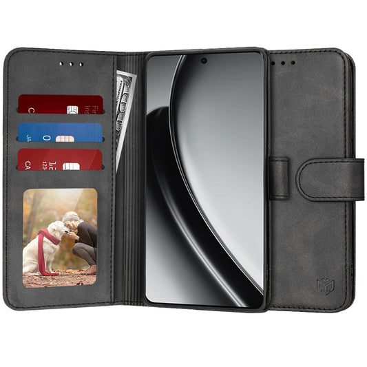 Θήκη για Realme GT 6T / GT 6, Techsuit, Diary Book, Μαύρη