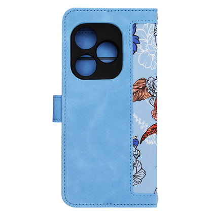 Case for Realme GT 6T / GT 6, Techsuit, FlipCraft, Blue