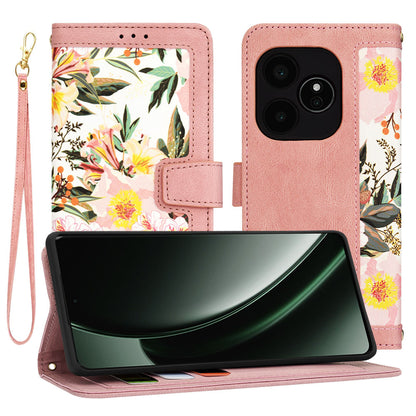 Θήκη για Realme GT 6T / GT 6, Techsuit, FlipCraft, Ροζ