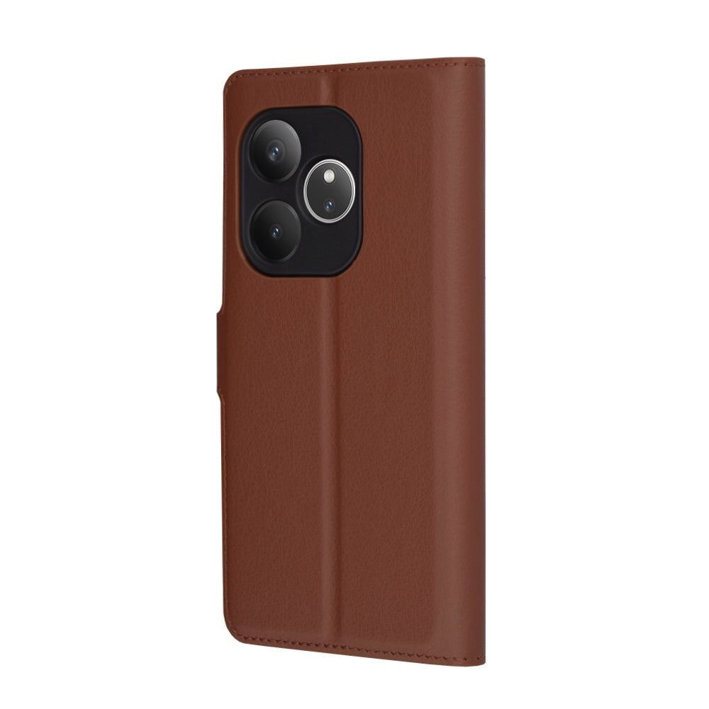Θήκη για Realme GT 6T / GT 6, Techsuit, Leather Folio, Καφέ