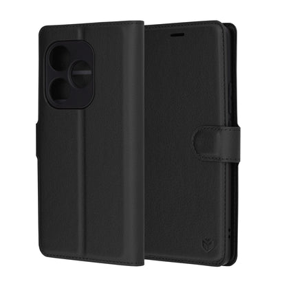 Θήκη για Realme GT 6T / GT 6, Techsuit, Leather Folio, Μαύρο