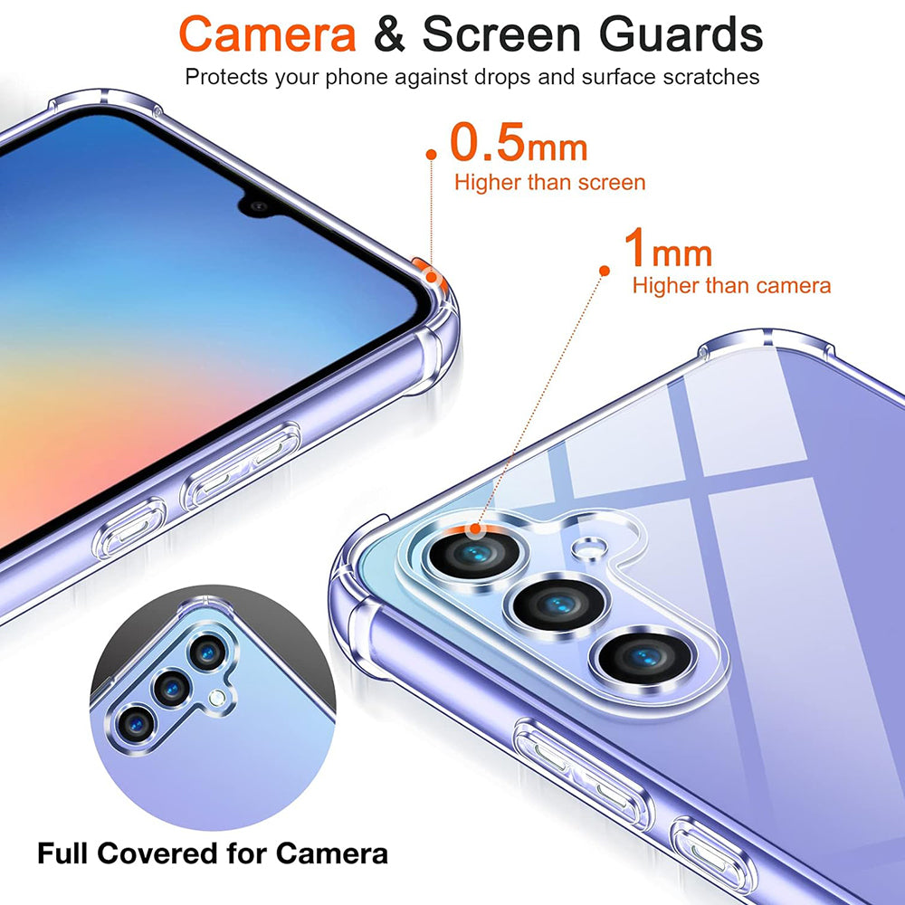 Θήκη για Realme GT 7 Pro, Techsuit, Ανθεκτική σε Κρούσεις Διαφανής, Διάφανη