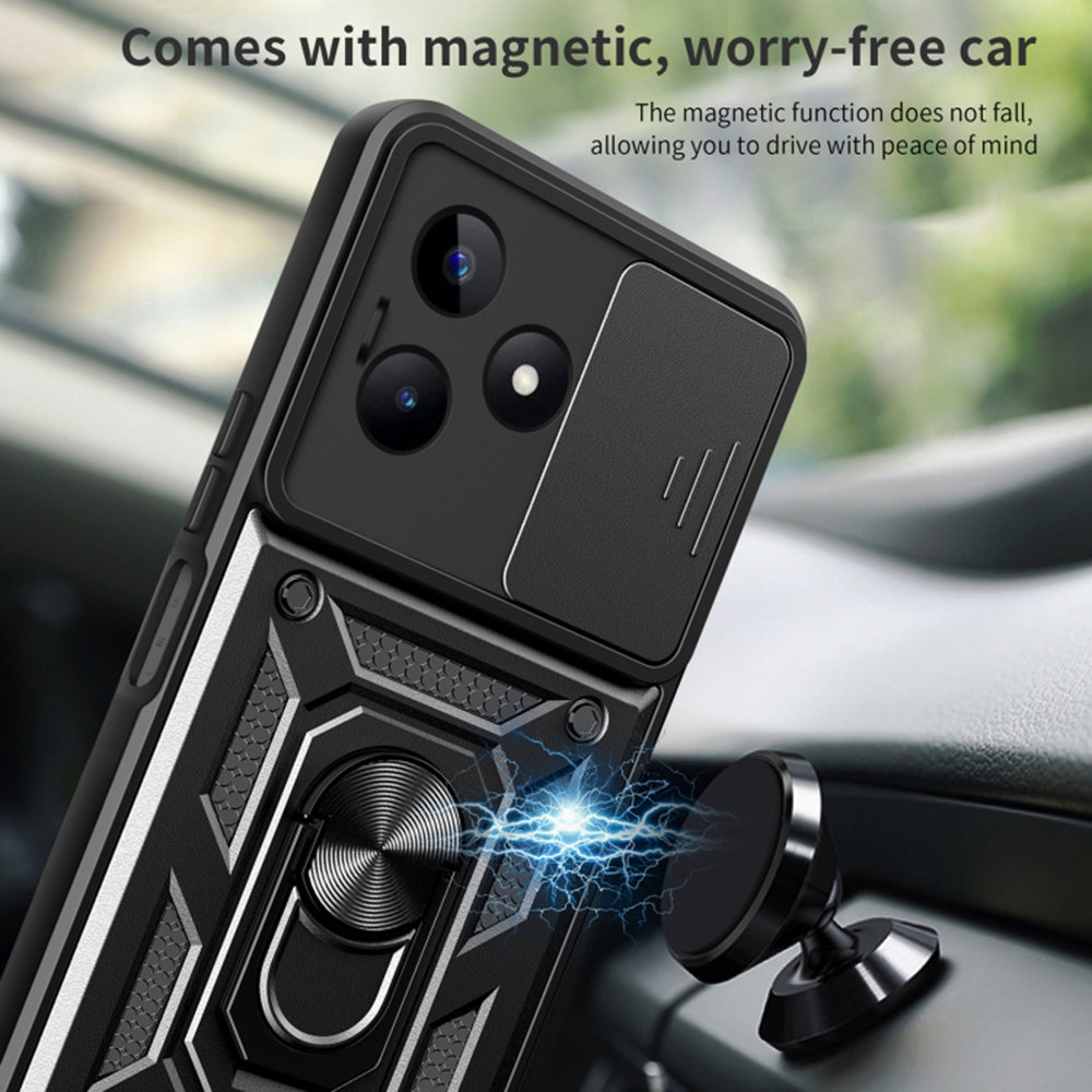 Θήκη για Realme Note 50 / C51, Techsuit, CamShield, Μαύρη