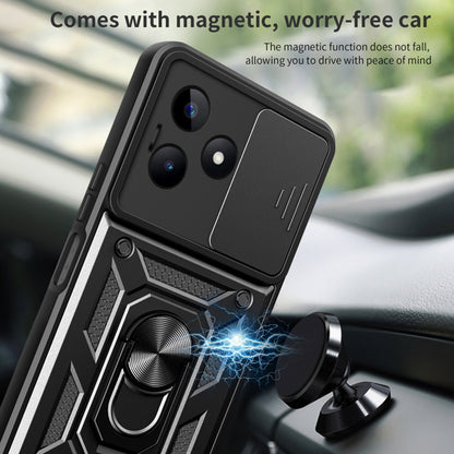 Θήκη για Realme Note 50 / C51, Techsuit, CamShield, Μαύρη