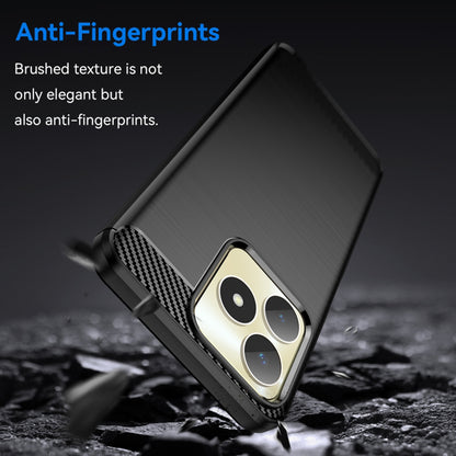 Θήκη για Realme Note 50 / C51, Techsuit, Carbon, Μαύρο