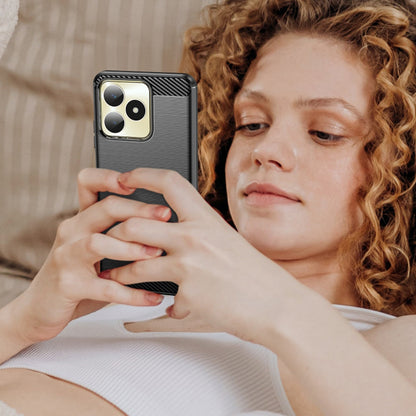 Θήκη για Realme Note 50 / C51, Techsuit, Carbon, Μαύρο