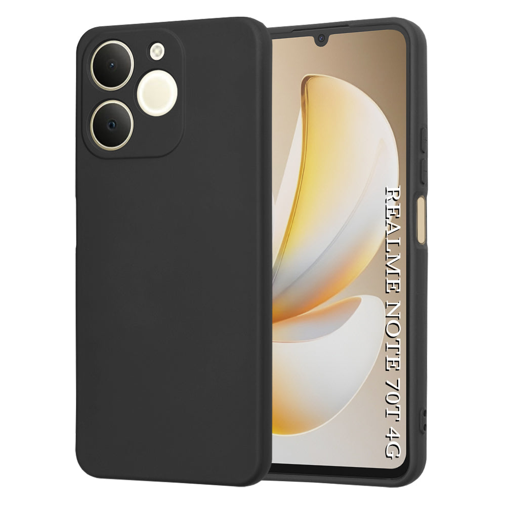 Θήκη για Realme Note 70T, Techsuit, SoftFlex, Μαύρη